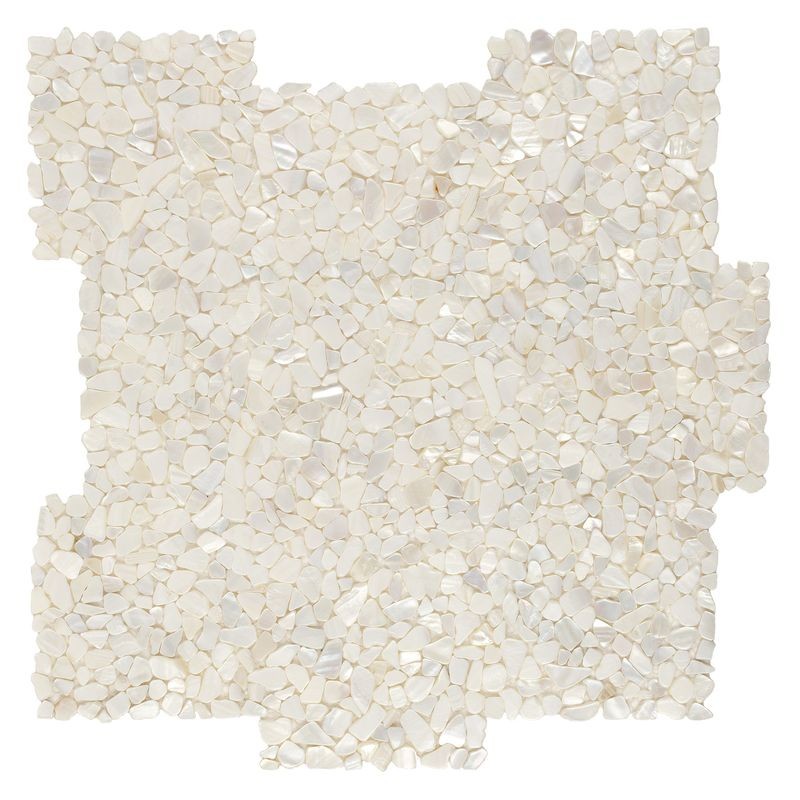 Anthology D-Lux Pearl 12" x 12" Natural Stone Pebble Mosaic