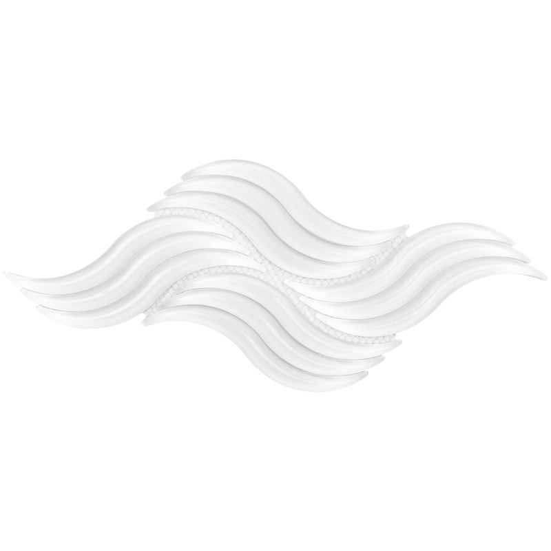 Anthology Euphoria 6" x 12" Natural Stone Wavy Mosaic