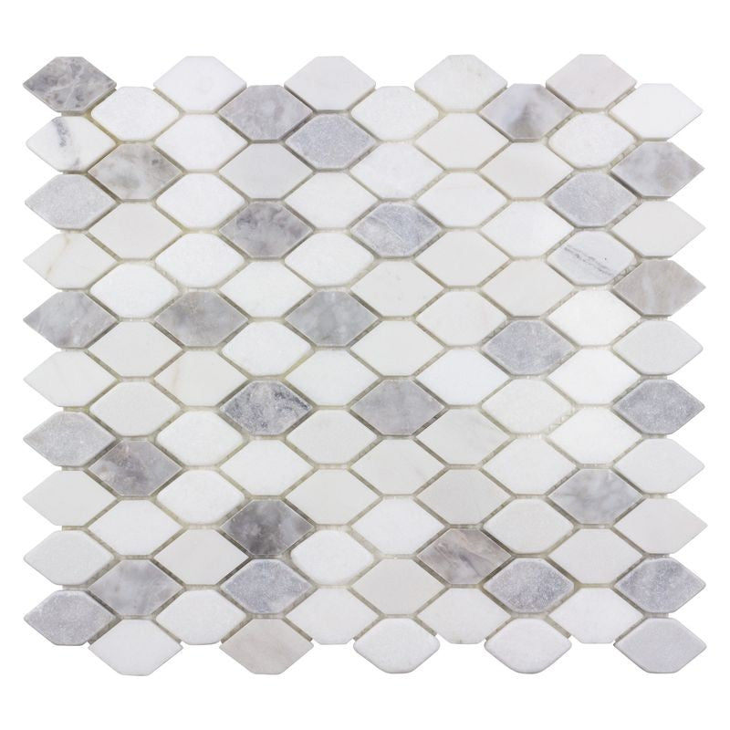 Anthology The Finish Line 11" x 13" Natural Stone Hexagon Mosaic