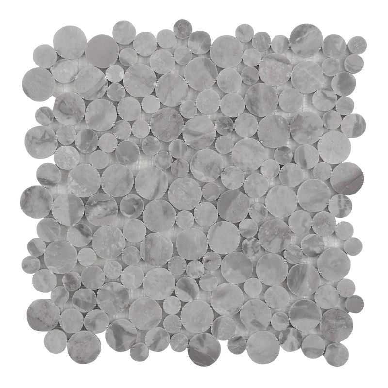 Anthology The Finish Line 12" x 12" Natural Stone Circular Mosaic