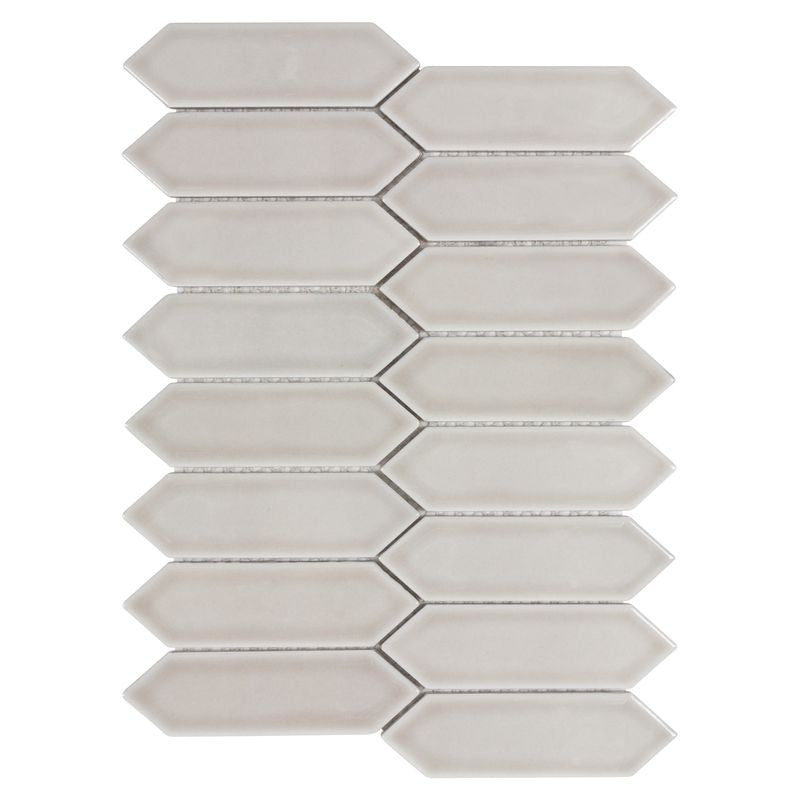 Anthology Foundations 10" x 14" Ceramic Picket Mosaic