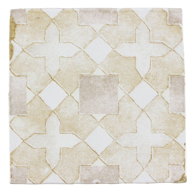 Anthology Moroccan Habitat 4" x 4" Gloss Ceramic Moroccan Tile