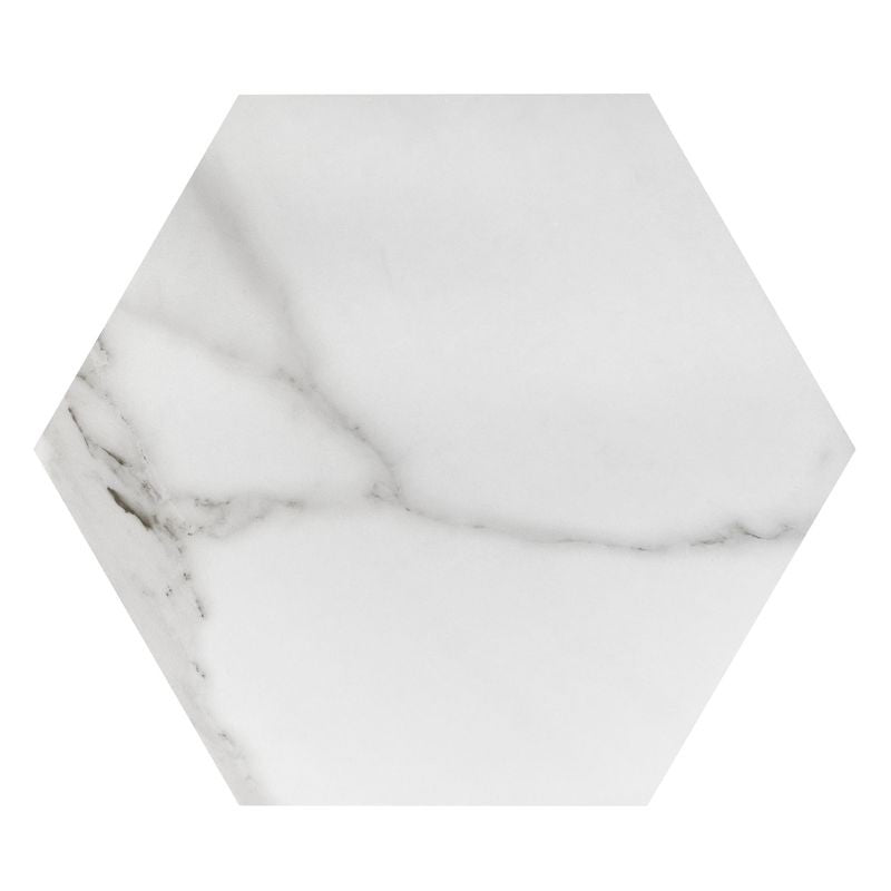 Anthology Marbleridge Reserve 10.16" x 11" Hexagon Mosaic Matte Tile