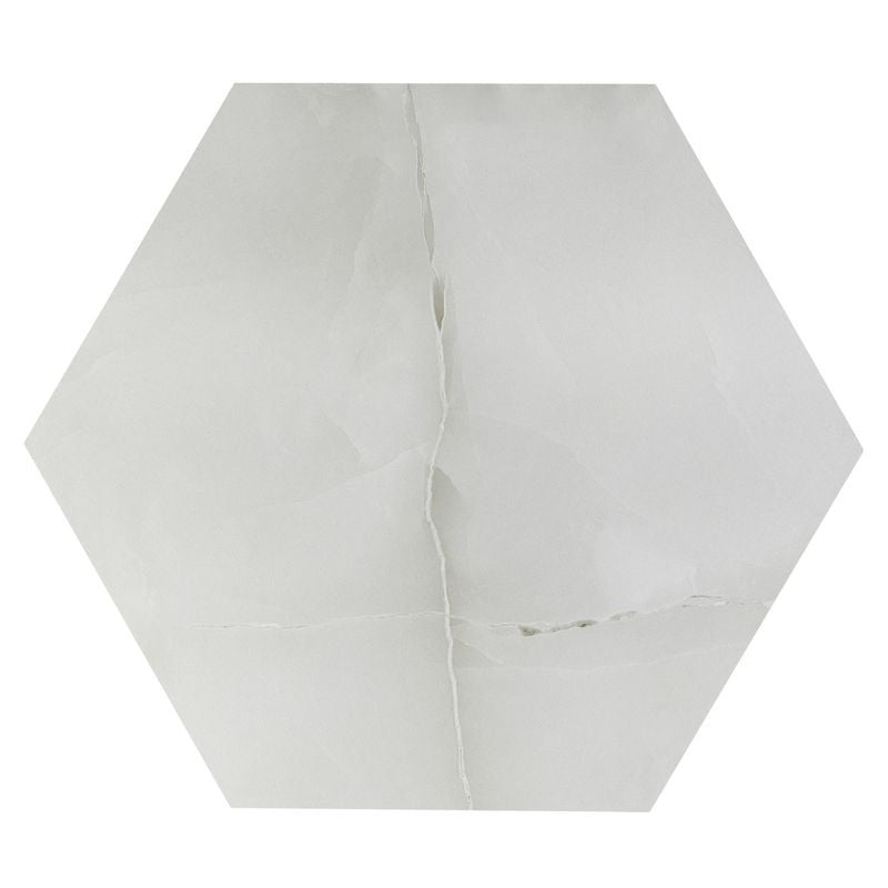 Anthology Marbleridge Reserve 10.16" x 11" Hexagon Mosaic Matte Tile