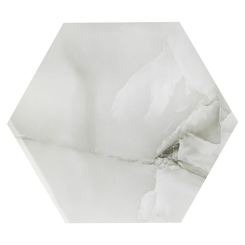 Anthology Marbleridge Reserve 10.16" x 11" Hexagon Mosaic Polished Tile