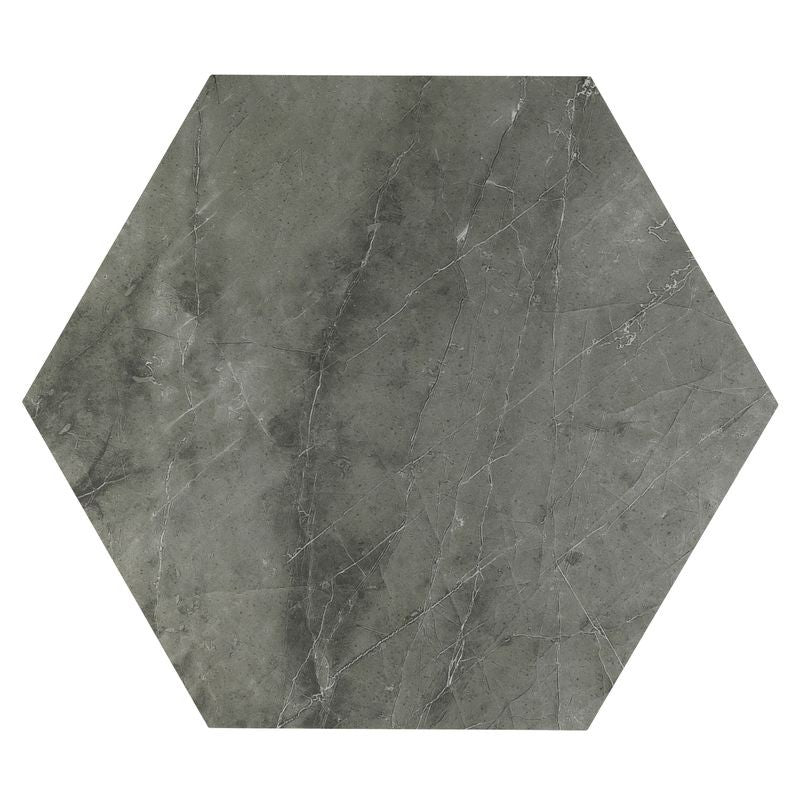 Anthology Marbleridge Reserve 10.16" x 11" Hexagon Mosaic Matte Tile