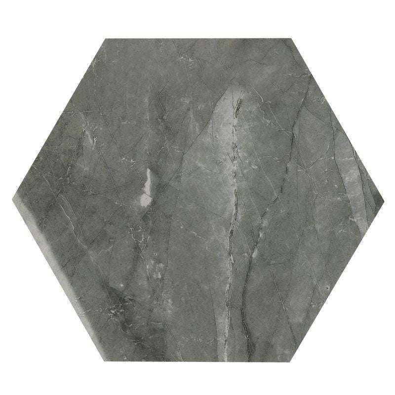 Anthology Marbleridge Reserve 10.16" x 11" Hexagon Mosaic Polished Tile