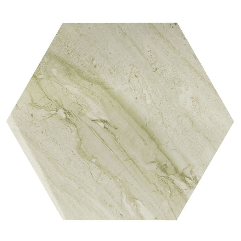 Anthology Marbleridge Reserve 10.16" x 11" Hexagon Mosaic Polished Tile