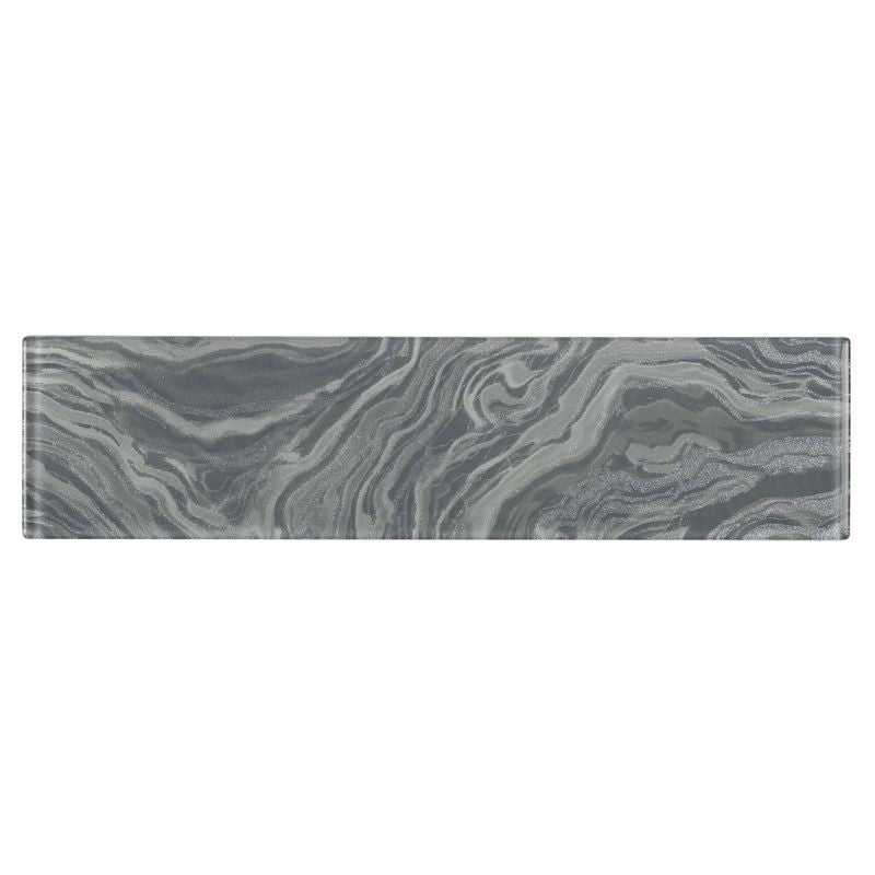 Anthology Oceanique 3" x 12" Glossy Glass Rectangular Tile