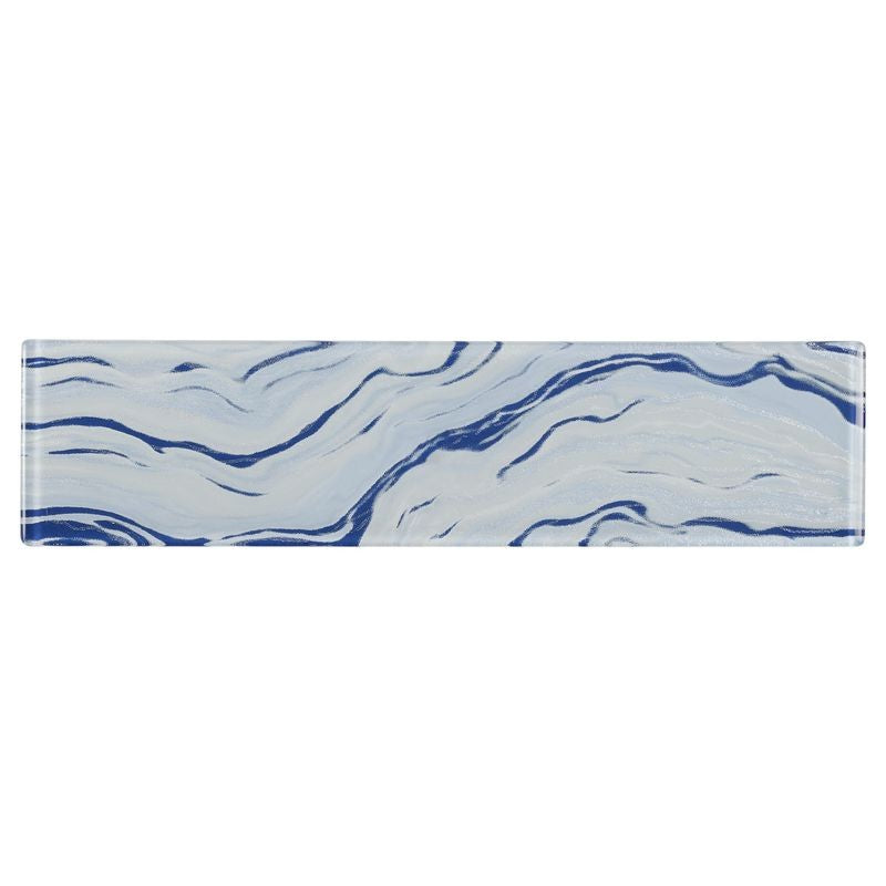 Anthology Oceanique 3" x 12" Glossy Glass Rectangular Tile