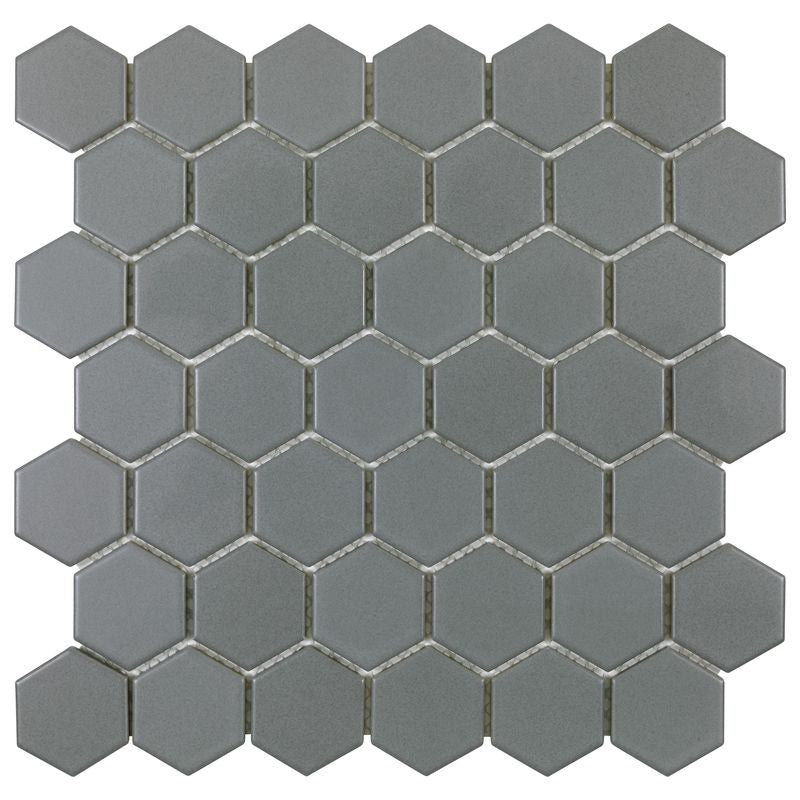 Anthology Porcelart 12" x 12" Porcelain Hexagon Mosaic