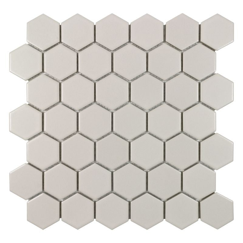 Anthology Porcelart 12" x 12" Porcelain Hexagon Mosaic