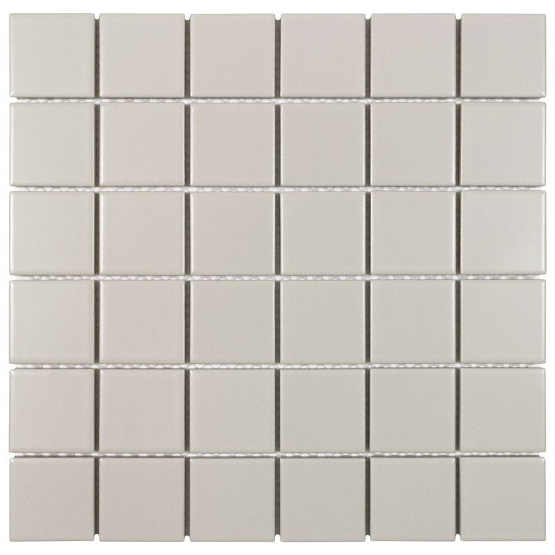 Anthology Porcelart 12" x 12" Matte Porcelain Mosaic