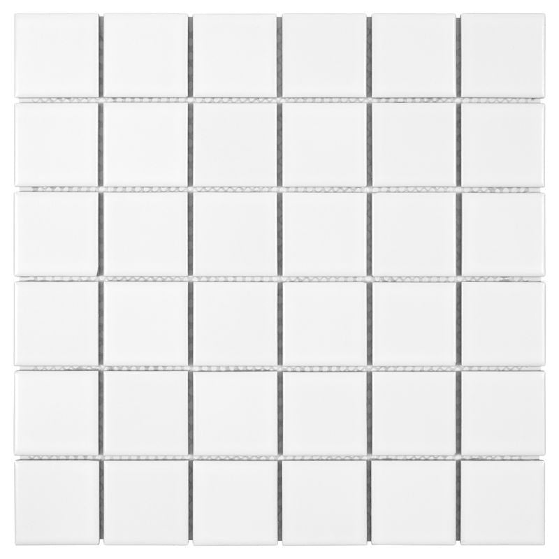 Anthology Porcelart 12" x 12" Matte Porcelain Mosaic