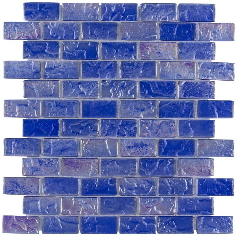 Anthology Splash 12" x 12" Glossy Glass Subway Mosaic