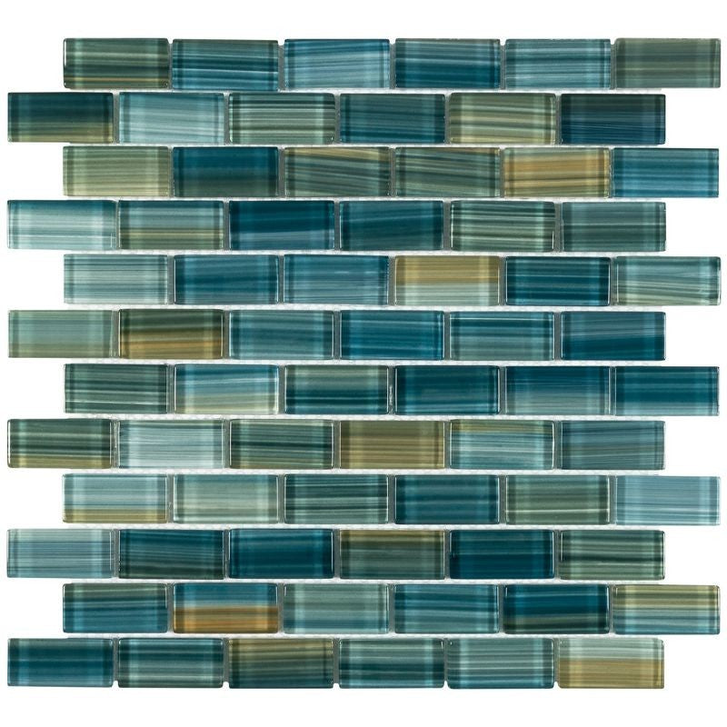 Anthology Splash 12" x 12" Porcelain Subway Mosaic