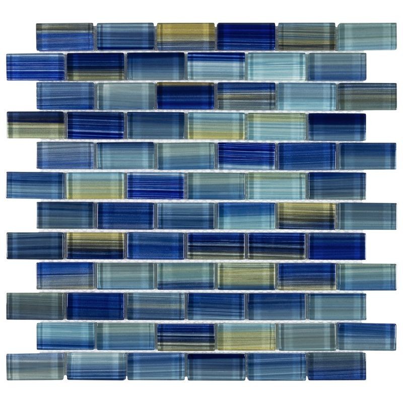 Anthology Splash 12" x 12" Porcelain Subway Mosaic