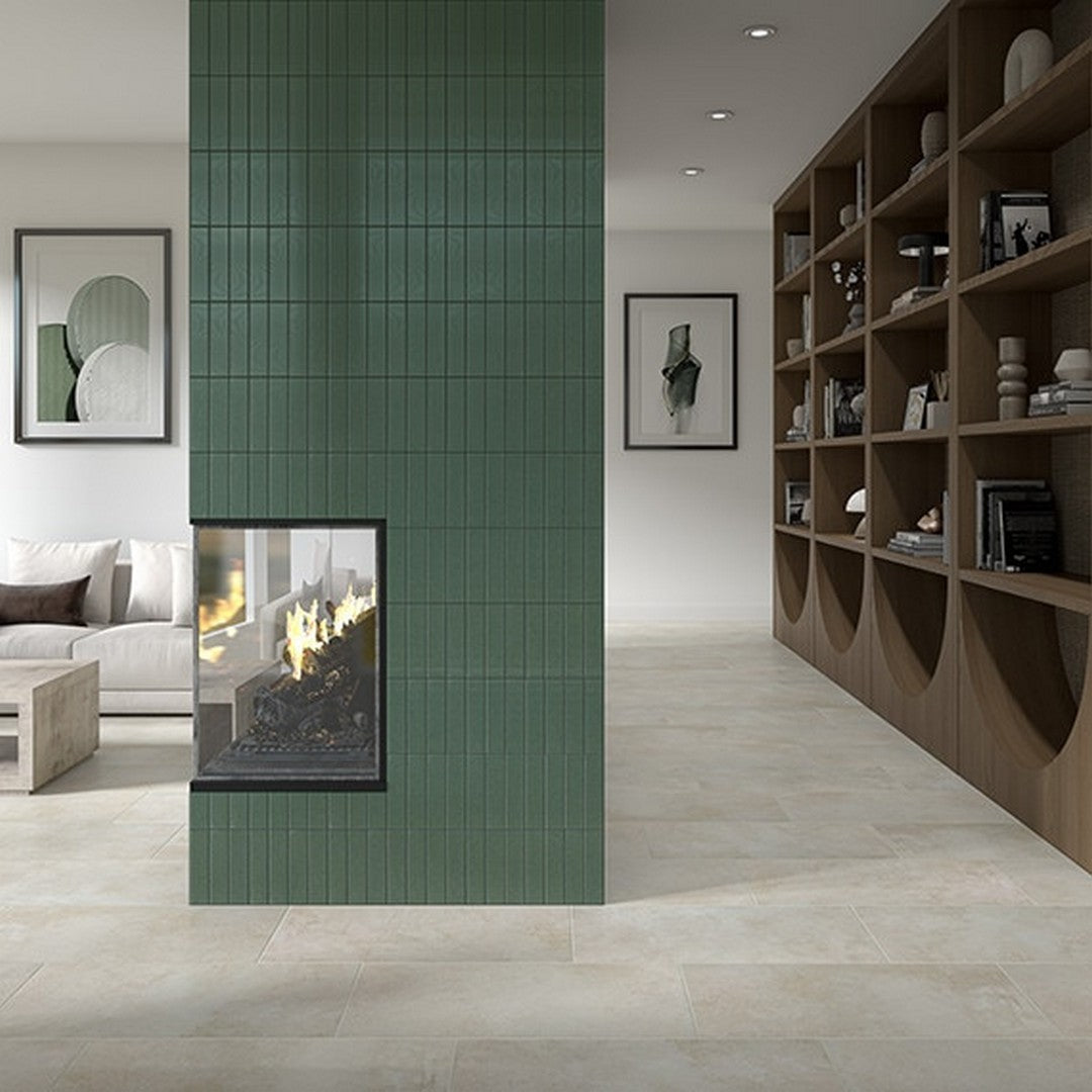 American-Olean-Color-Story-Pinstripes-2-x-8-Glossy-Ceramic-Fluted-Wall-Tile-Wisdom