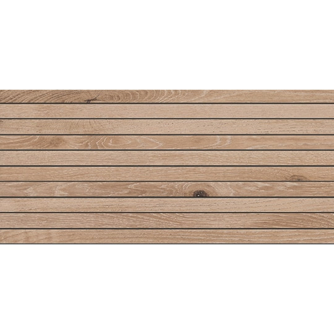 American Olean Debonair Estate 11.63" x 23.38" Matte Porcelain Stack Mosaic