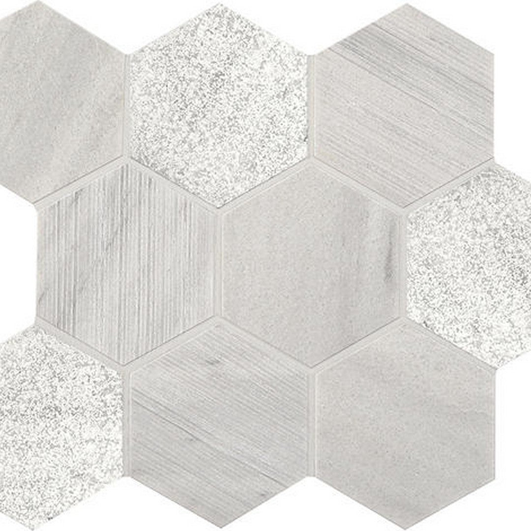 American Olean Ascend 14.13" x 11.5" Honed Natural Stone 4" Hexagon Mosaic