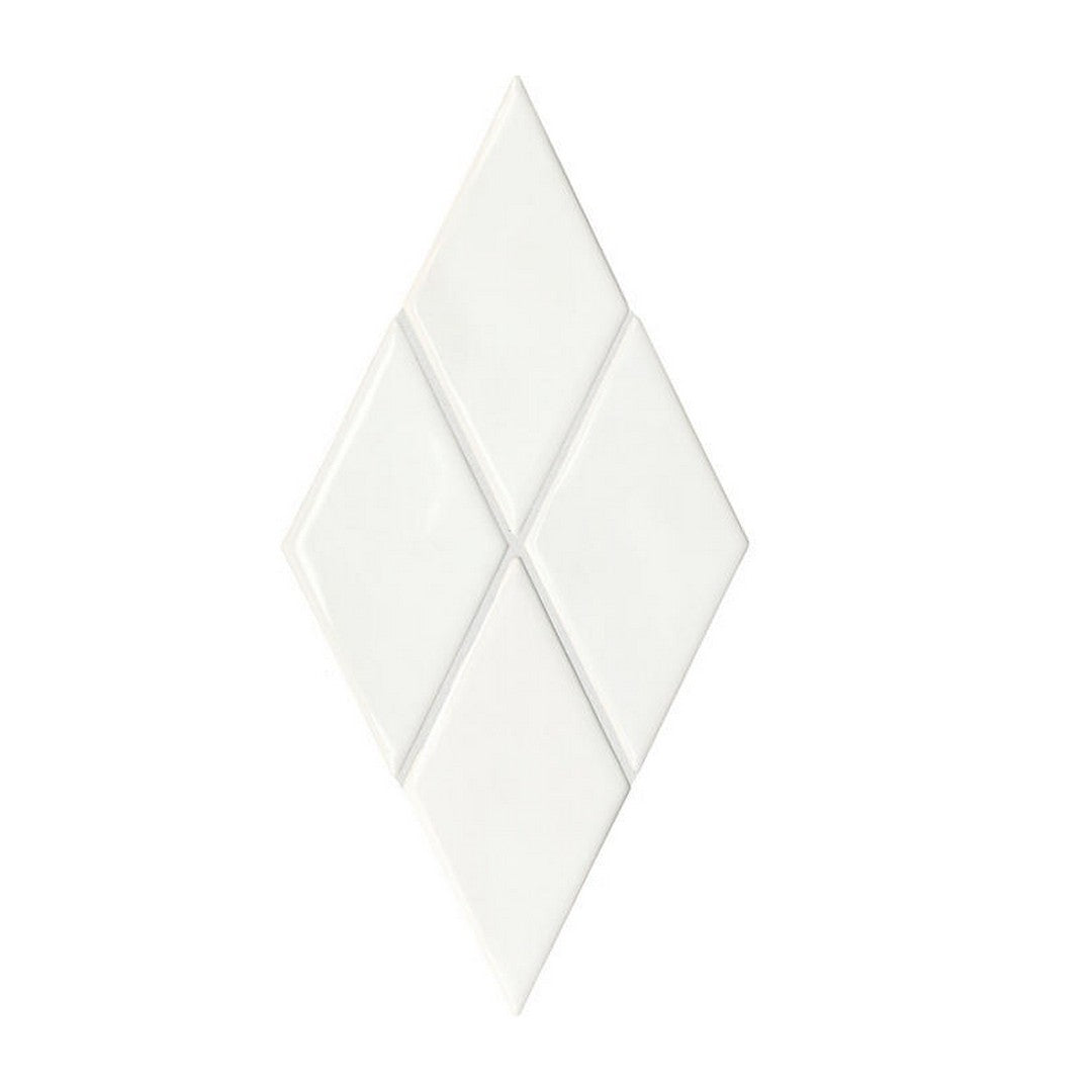 American Olean Playscapes 3" x 6" Glossy Ceramic Harlequin Wall Tile