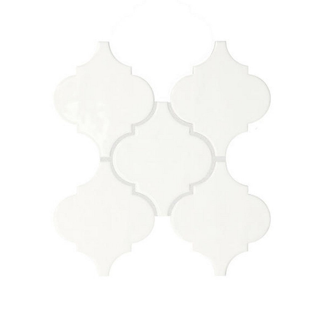 American Olean Playscapes 5.25" x 6" Glossy Ceramic Arabesque Wall Tile