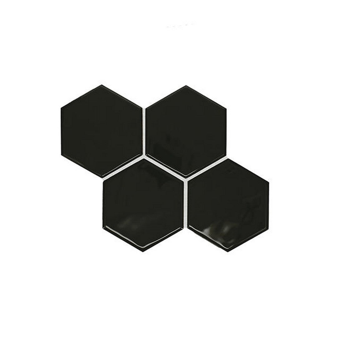 American Olean Playscapes 4.25" x 4.88" Glossy Ceramic Hexagon Wall Tile