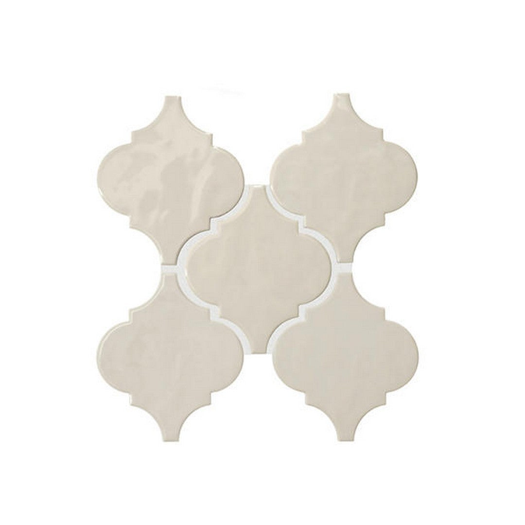 American Olean Playscapes 5.25" x 6" Glossy Ceramic Arabesque Wall Tile