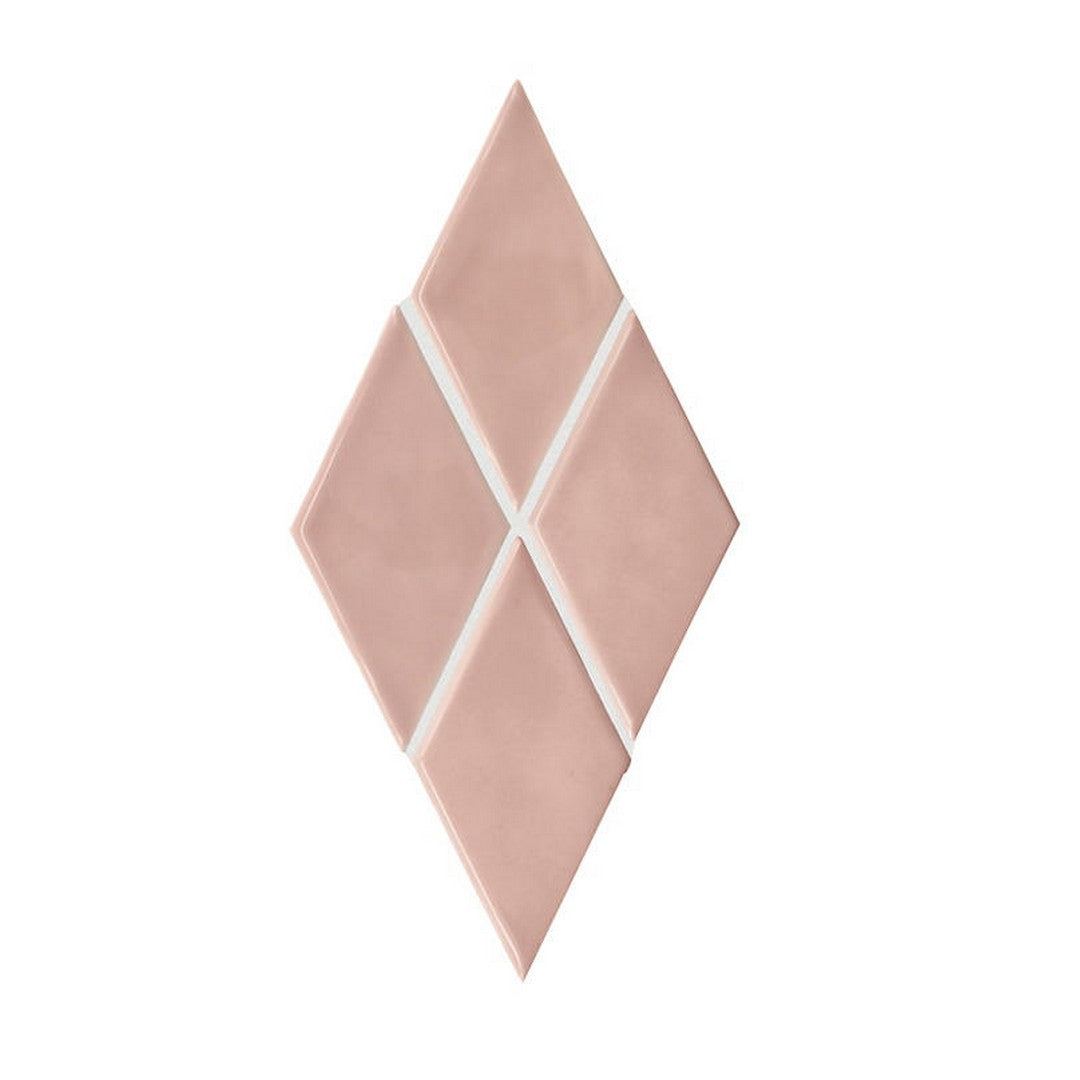 American Olean Playscapes 3" x 6" Glossy Ceramic Harlequin Wall Tile