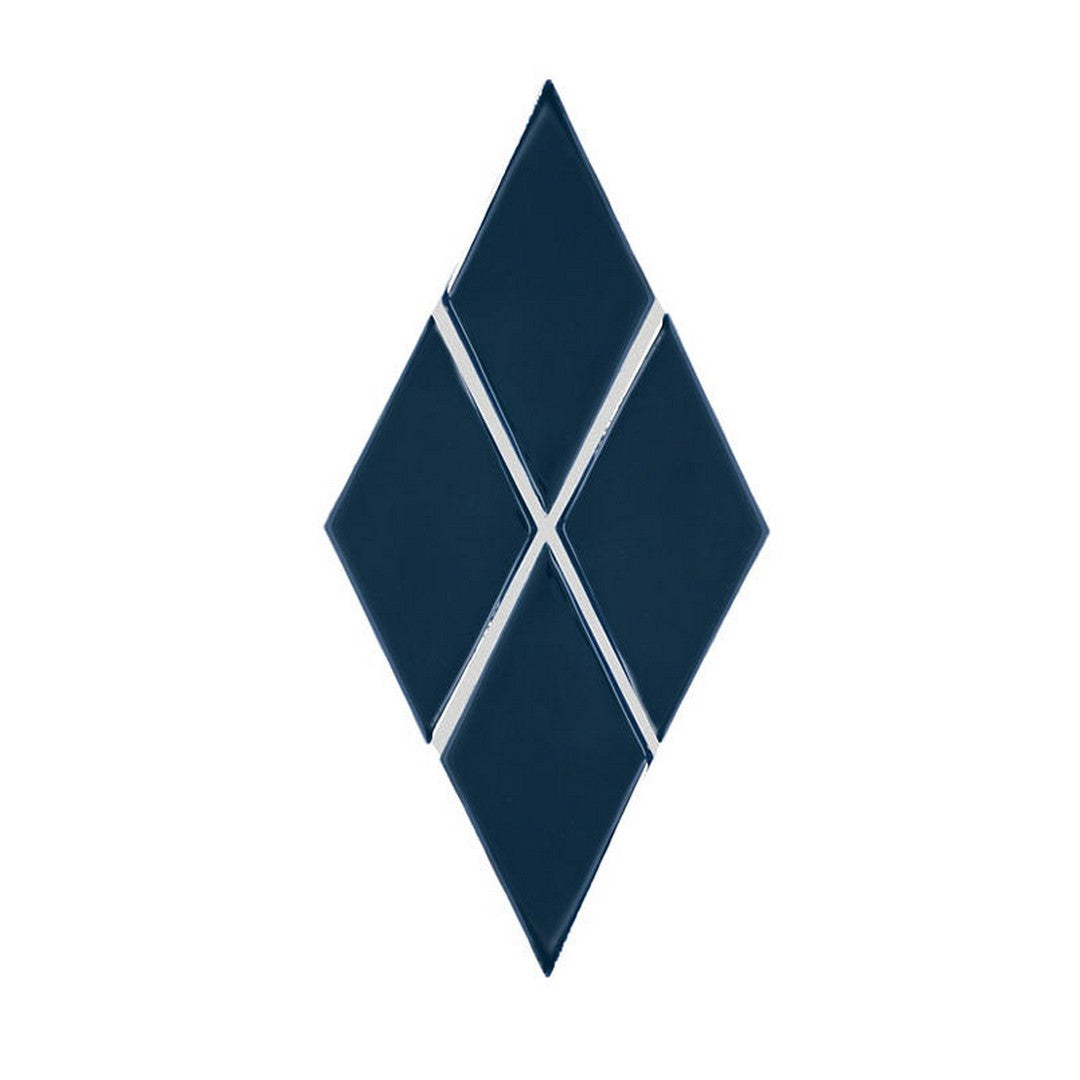 American Olean Playscapes 3" x 6" Glossy Ceramic Harlequin Wall Tile