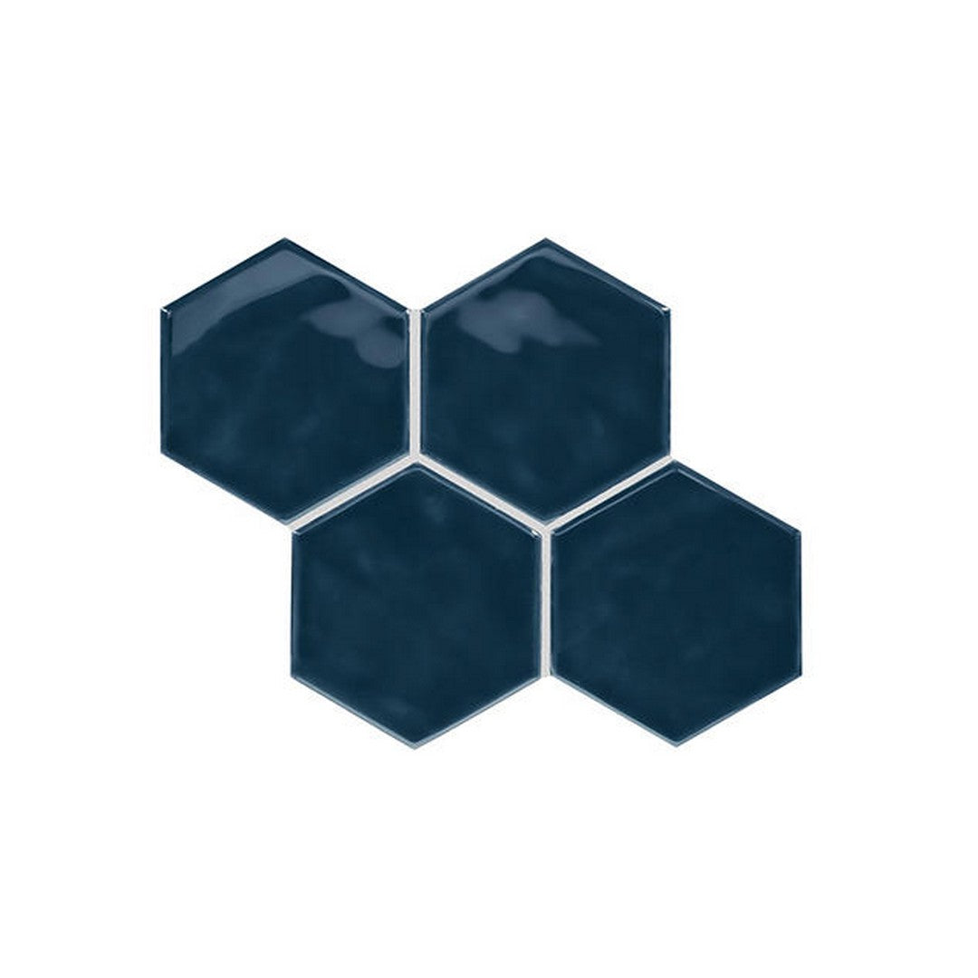 American Olean Playscapes 4.25" x 4.88" Glossy Ceramic Hexagon Wall Tile