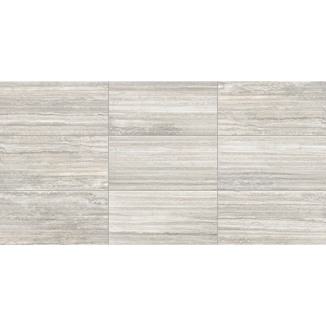 American Olean Reservorio 12" x 24" Matte Ceramic Fluted Wall Tile
