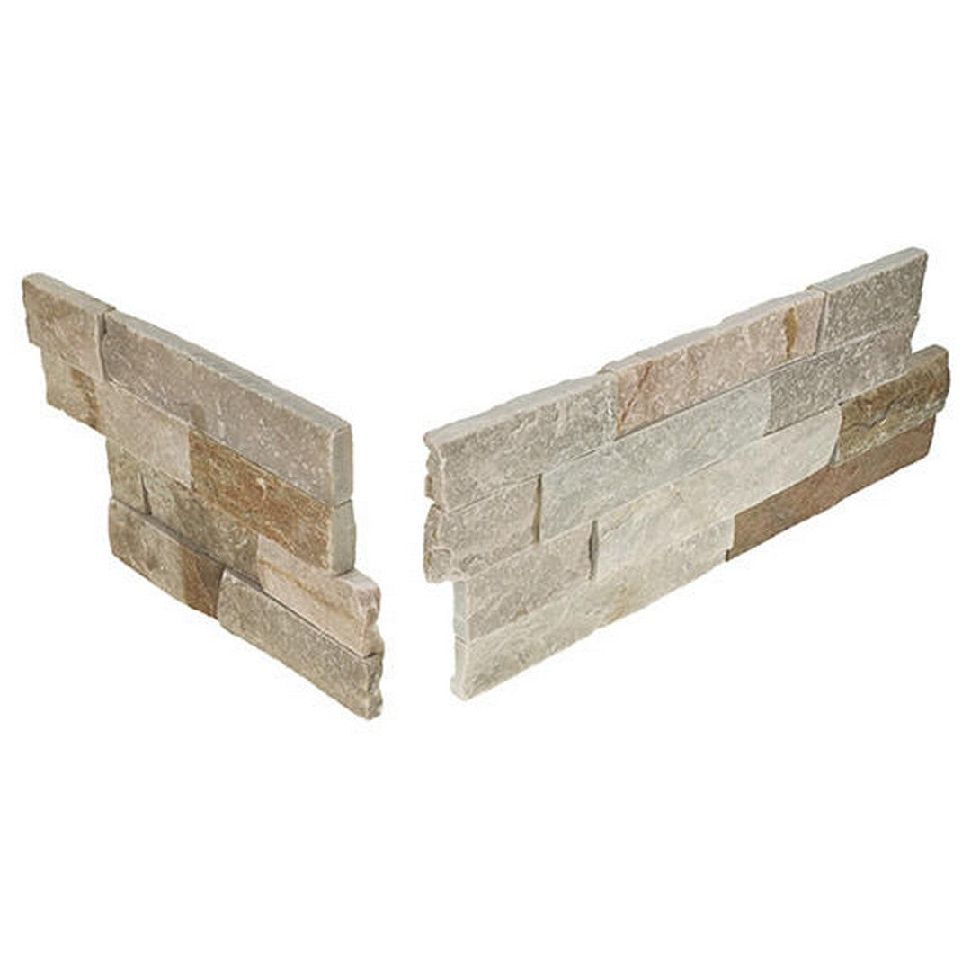 American Olean Stacked 6" x 24" Natural Stone Corner Tile