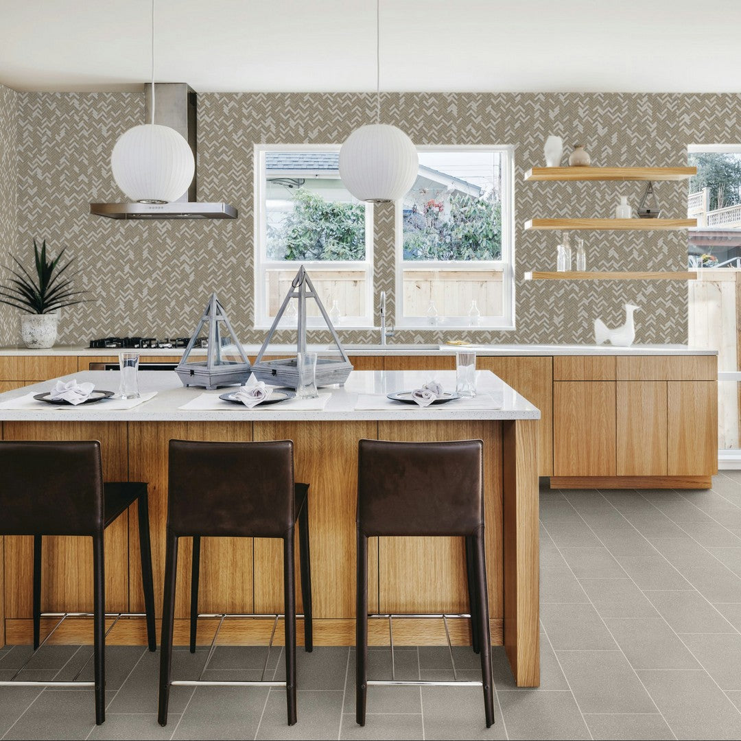 American-Olean-Serentina-11.5-x-12.75-Glossy-Glass-&-Stone-Herringbone-Mosaic-Accord