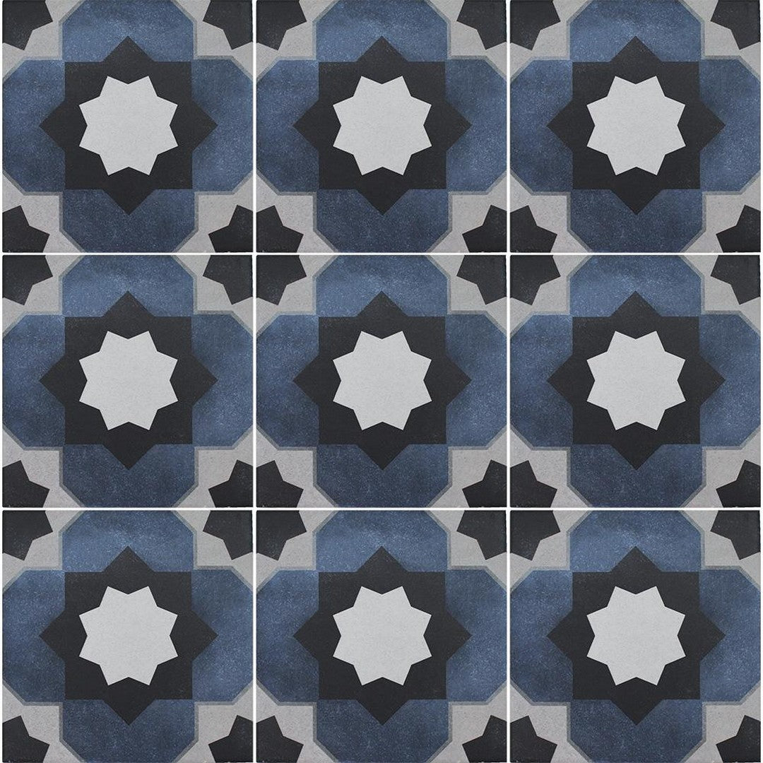 Tesoro Fleur 6" x 6" Geometric Porcelain Tile