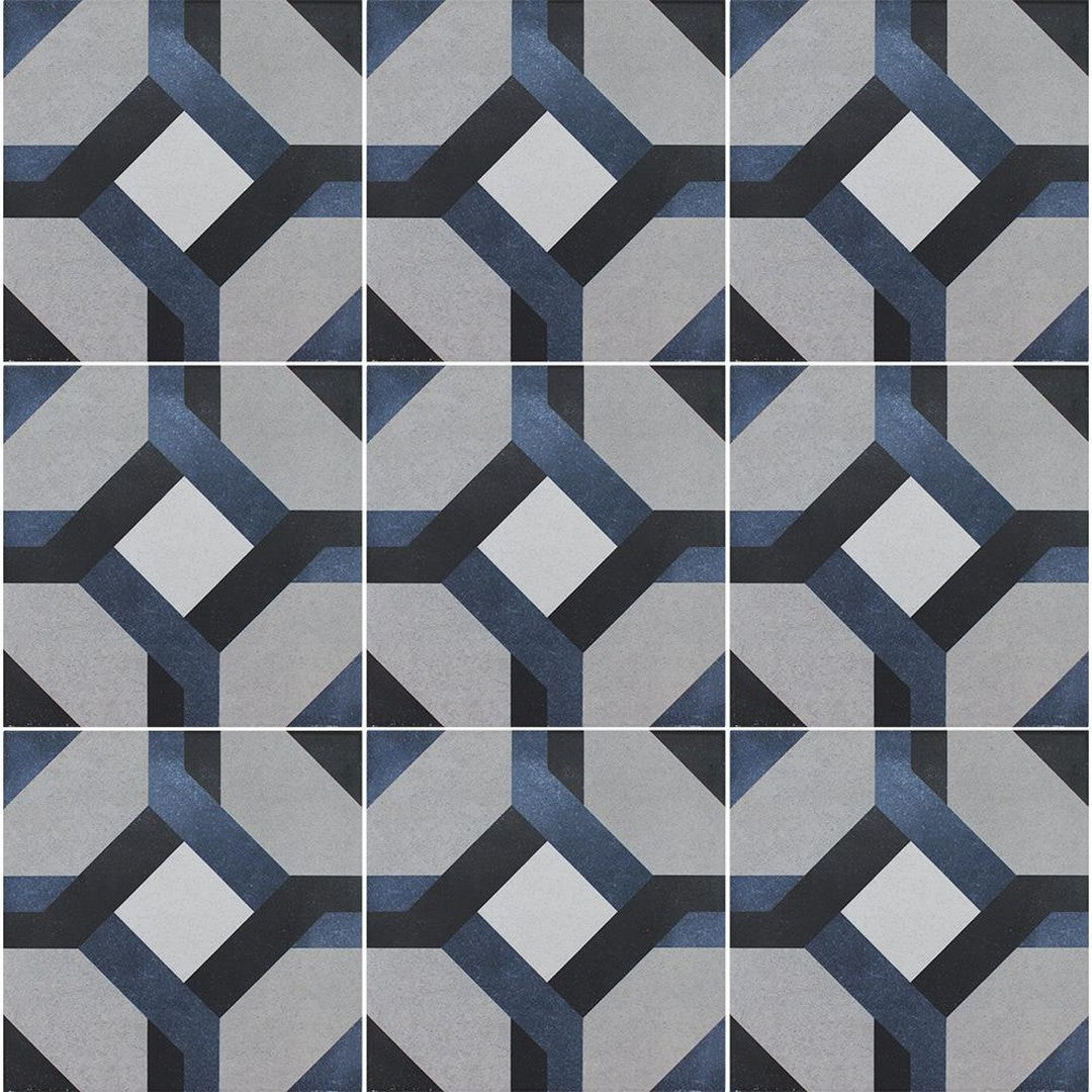 Tesoro Fleur 6" x 6" Geometric Porcelain Tile