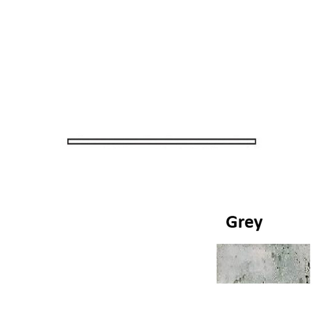 Tesoro Grunge 0.625" x 12" Pressed Ceramic Quarter