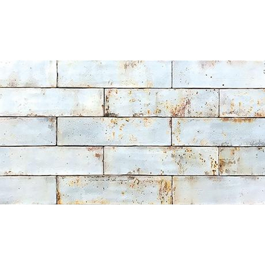 Tesoro Grunge 3" x 12" Pressed Glossy Ceramic Brick Wall Tile