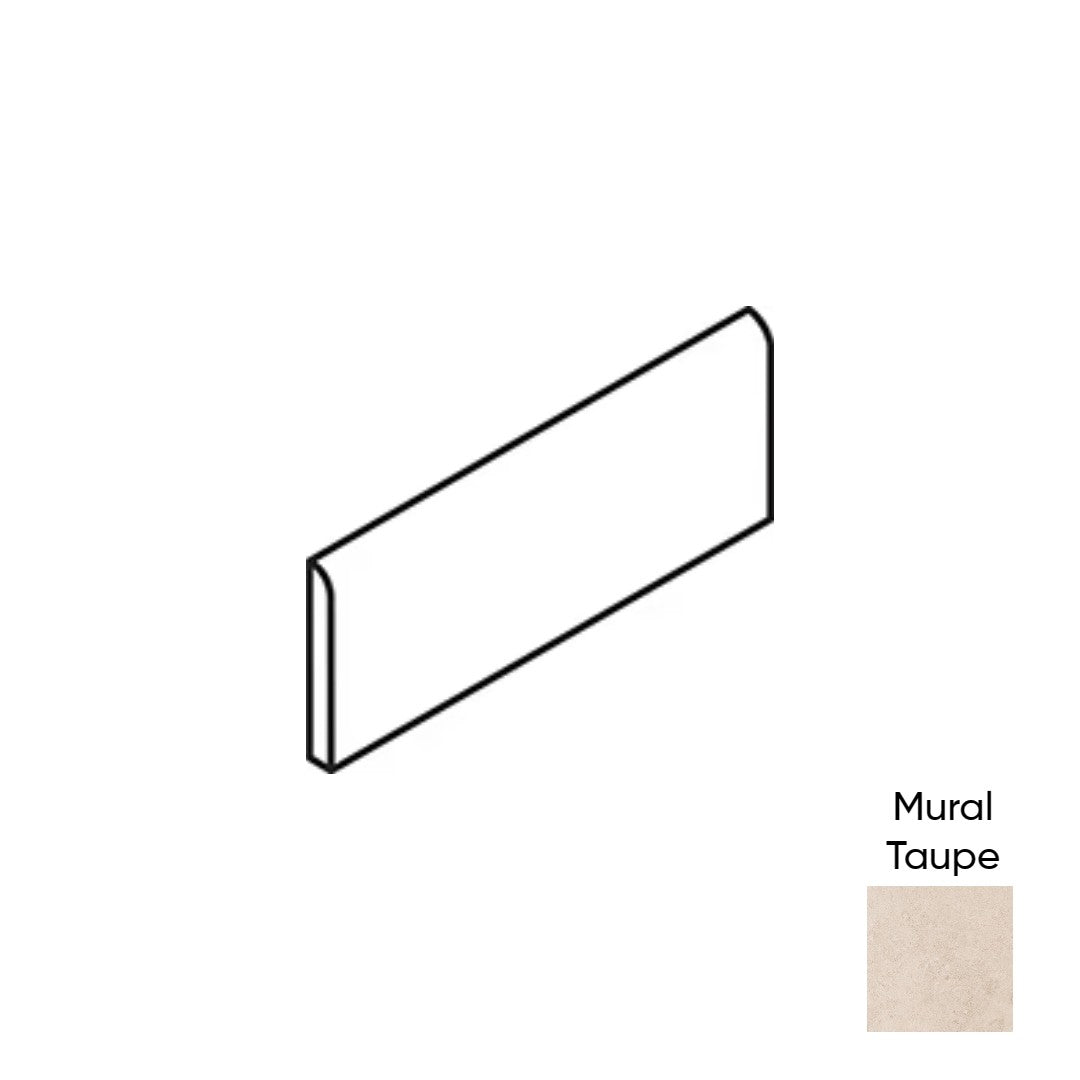 Daltile-Advantage-3-x-12-Matte-Ceramic-Bullnose-Mural-Taupe