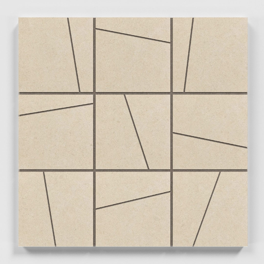 Crossville Argent 2.0 - 12" x 12" Unpolished Porcelain 4" Random Angle Mosaic