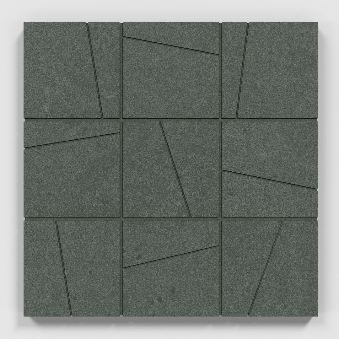Crossville Argent 2.0 - 12" x 12" Unpolished Porcelain 4" Random Angle Mosaic