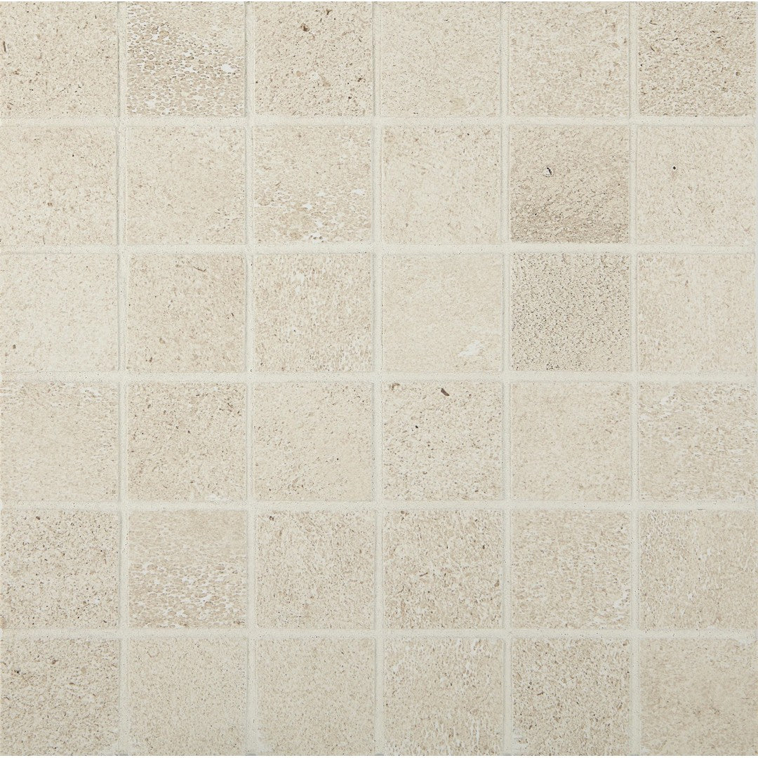 Arizona Cemento Rasato 12" x 12" Matte Porcelain 2" Mosaic