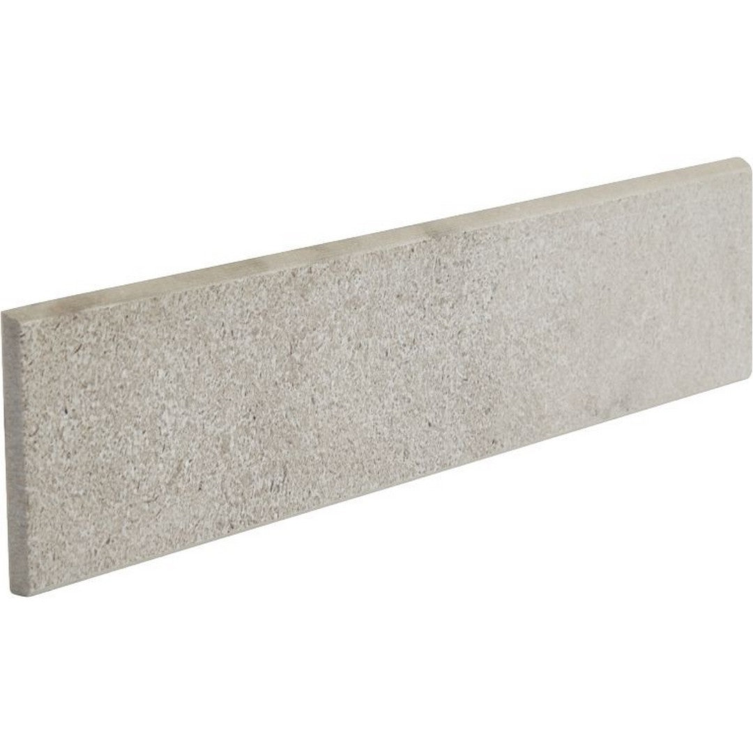 Arizona Cemento Rasato 3" x 12" Matte Porcelain Bullnose