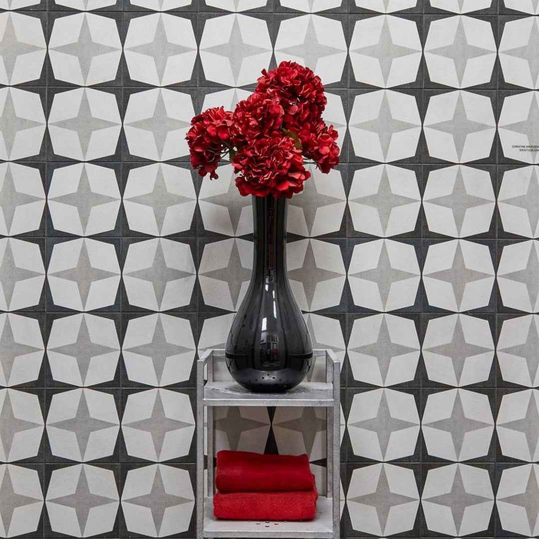 Arizona-Cementine-B&W-8-x-8-Natural-Rectified-Glazed-Porcelain-Deco-Tile-B&W-1