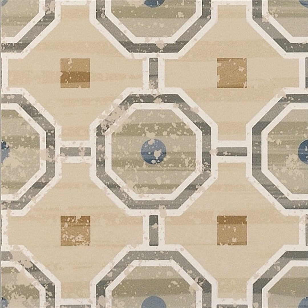 Arizona Cementine EVO 8" x 8" Natural Rectified Glazed Porcelain Deco Tile