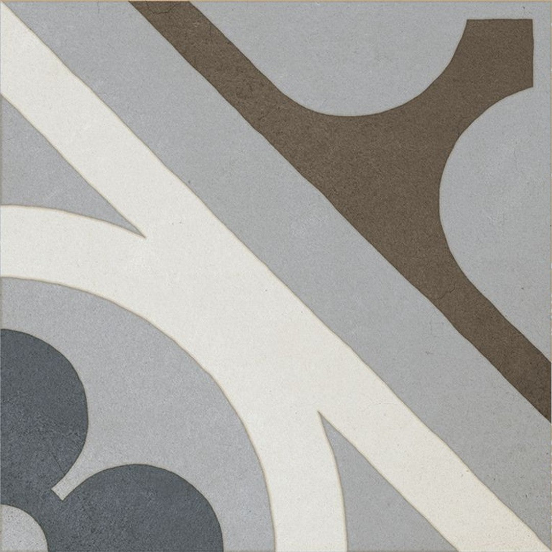 Arizona Cementine Retro 8" x 8" Matte Rectified Glazed Porcelain Deco Tile