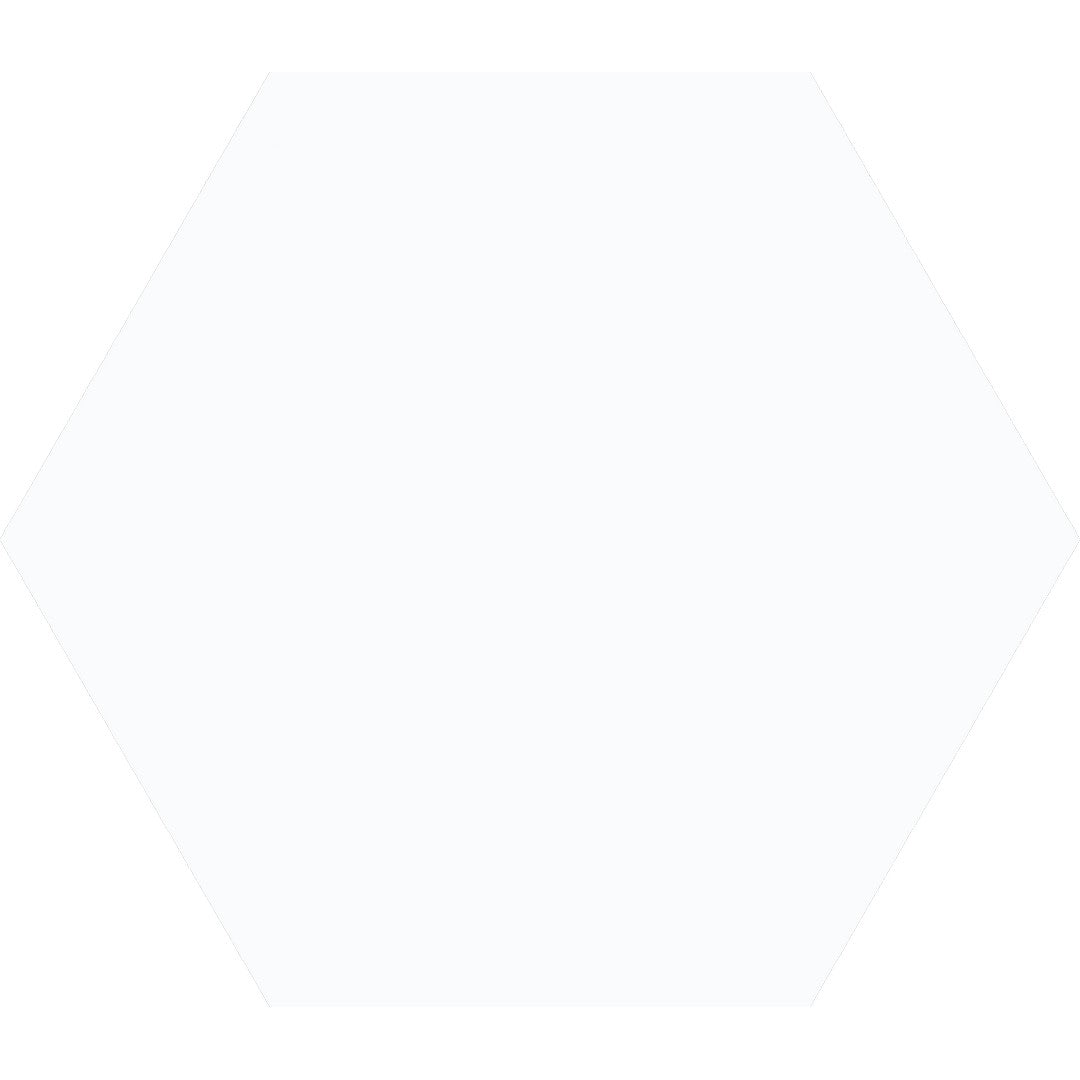 Tesoro Nusa 8.25" x 9.75" Pressed Matte Porcelain Hexagon Tile