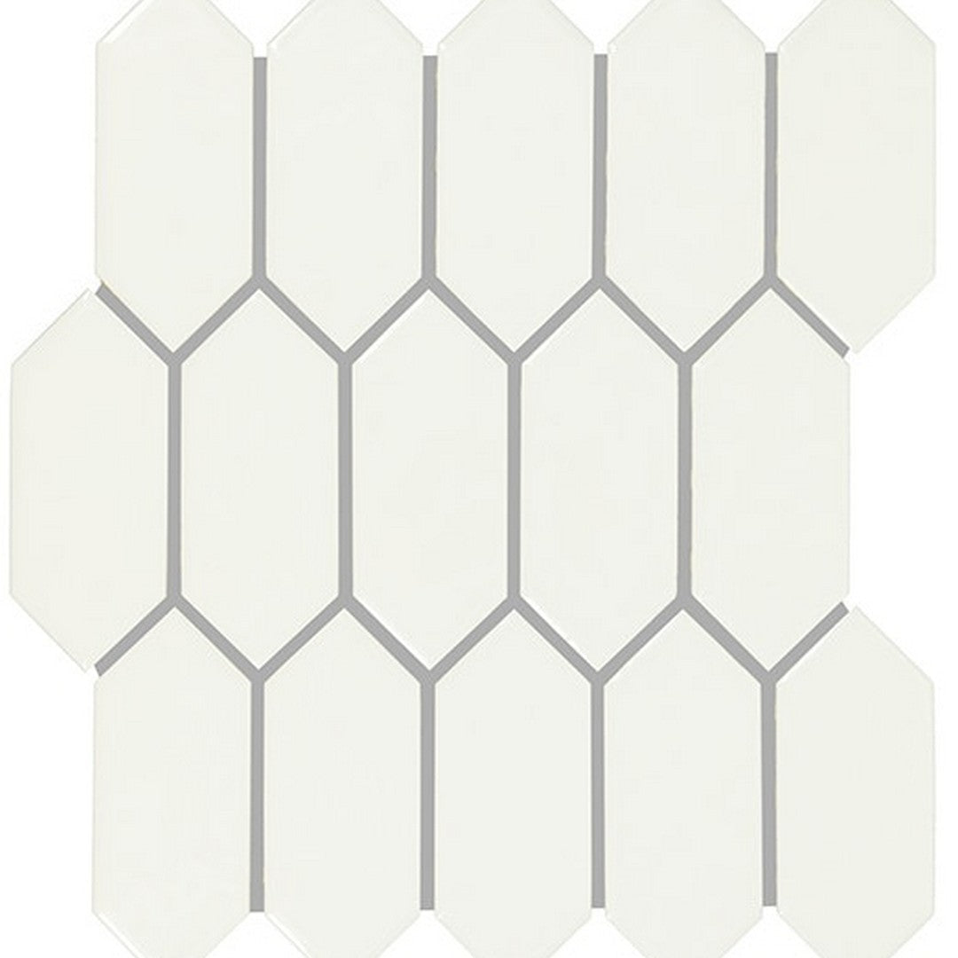 Marazzi Artezen 12" x 11" Glossy Ceramic Picket Mosaic