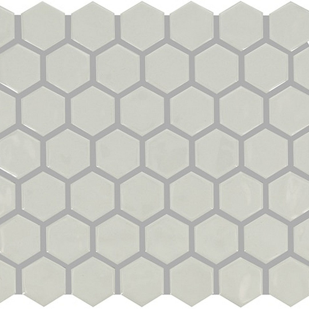 Marazzi Artezen 10" x 12" Glossy Ceramic 1.5" Hexagon Mosaic