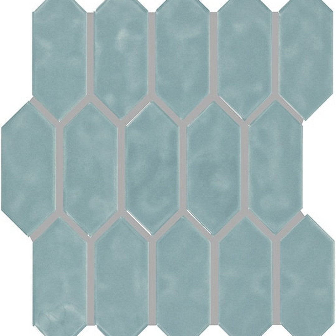 Marazzi Artezen 12" x 11" Glossy Ceramic Picket Mosaic
